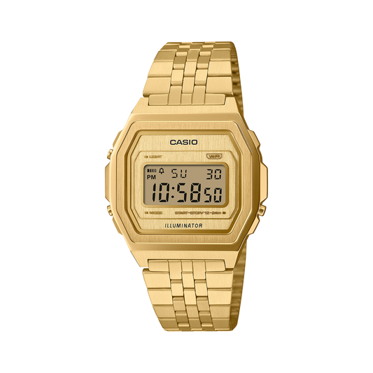 Uniwrist Vintage Digital Watch (Gold)