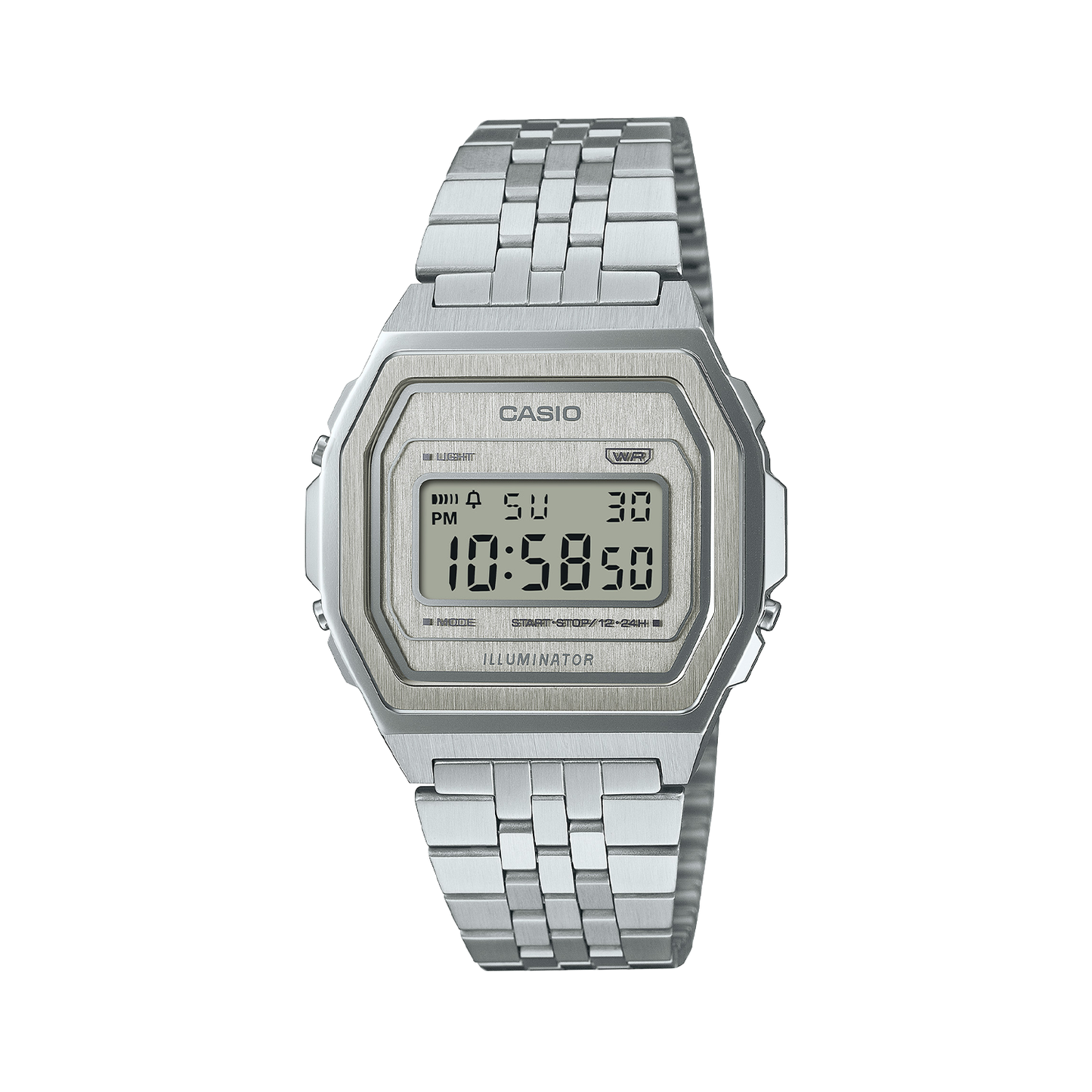 Uniwrist Vintage Digital Watch (Silver)