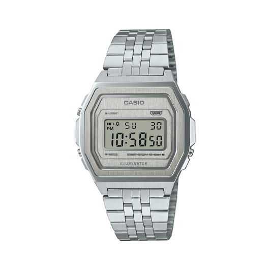 Uniwrist Vintage Digital Watch (Silver)