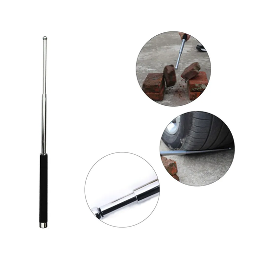 Collapsible Self-Defense Steel Rod – Compact, Strong & Reliable